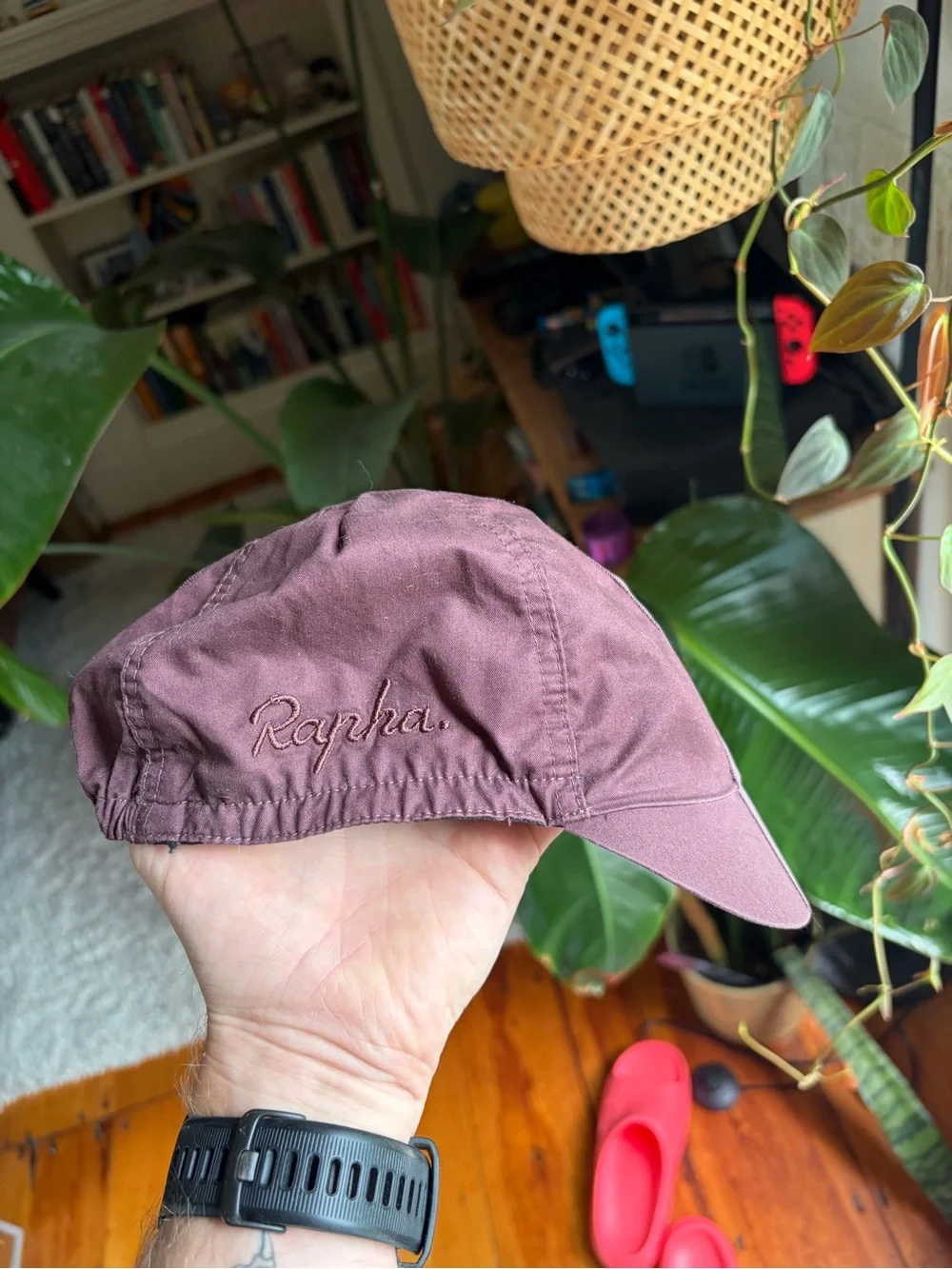 Rapha Men's Burgundy Cycling Cap
